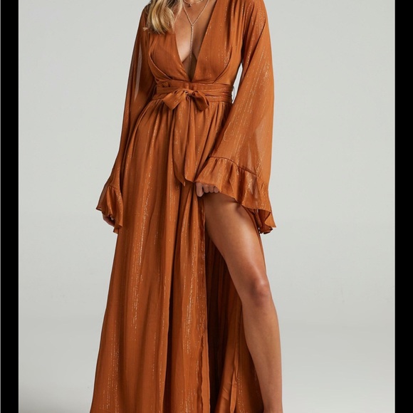 Showpo. Dresses & Skirts - Rust Boho Maxi Dress